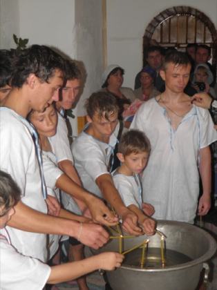 Первое крещение 28.08.2012