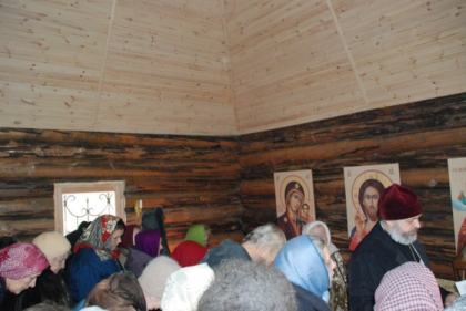 Освящение часовни в честь Святителя Николая Чудотворца (Покров Пресвятой Богородицы)