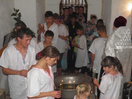 Первое крещение 28.08.2012