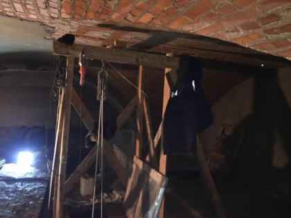 Штукатурка сводов центральная часть 28.01.2018