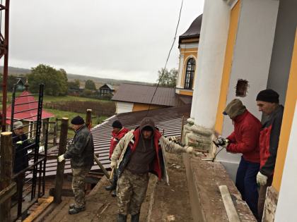 Фасад колокольни до 26.10.18