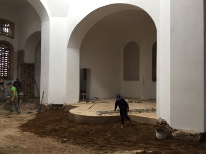 Завершение алтарей и храмовой части 03.07.2018