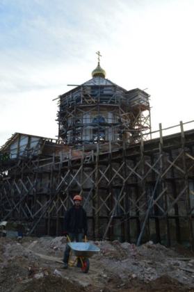 2014.10.29 Установка окон на восьмерике