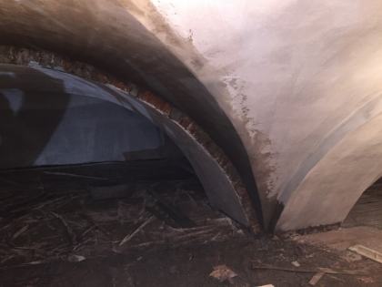 Штукатурка сводов центральная часть 28.01.2018